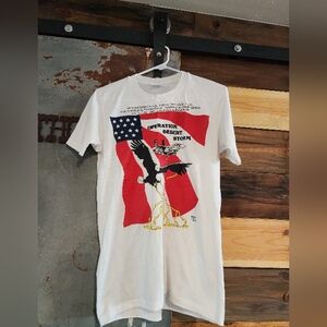 Vintage 1991 Operation Desert Storm Graphic Tee - White